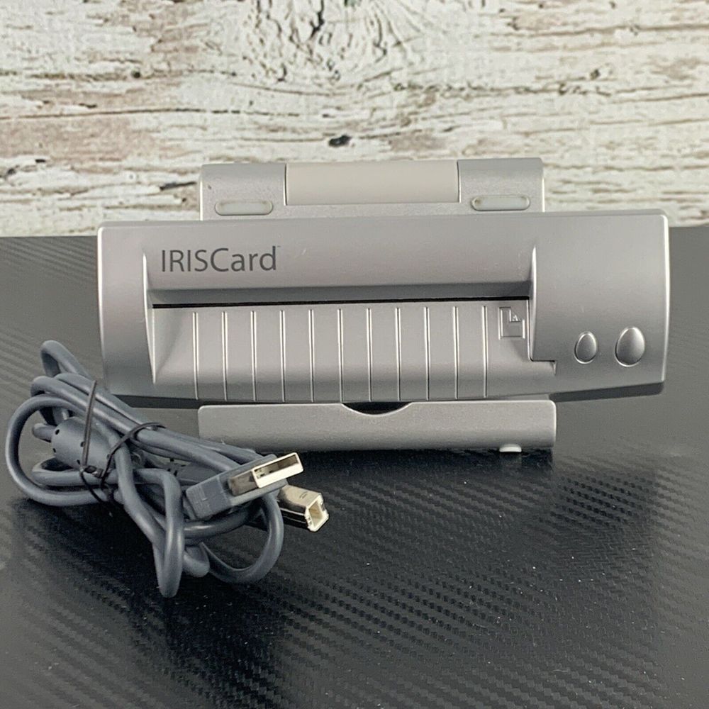 IRISCard HCRSPIBCR301GR Business Card Scanner‎ Reader w/ USB Cable